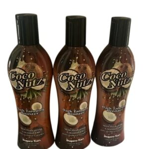 3 Supre COCO NUTZ Dark Tanning Bronzer - 8 oz. Achieve a flawless tan Skin